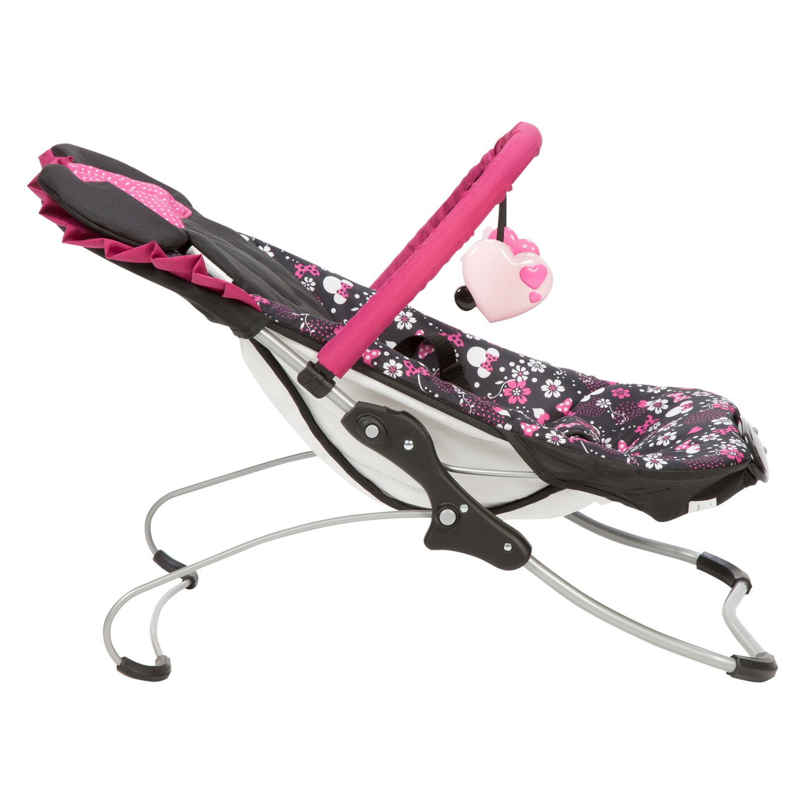 minnie mouse snug fit folding bouncer