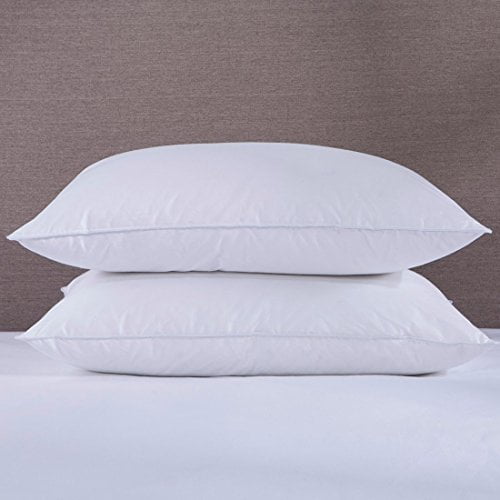 ECB Feather and Down Bed pillows, Set of 2 (Standard)