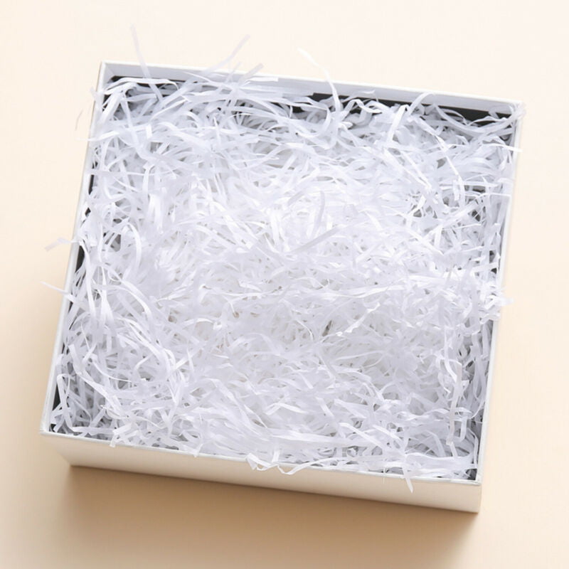 Olive Green Shredded Tissue Paper Shred Box Filler Hamper Narrow Grass-cut