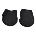 thumbnail image 4 of 1 par de botas de soporte para caballos, botas de neopreno con carcasa de PU para patas traseras de caballos para deportes de alta velocidad, botas negras para patas traseras de caballos L, 4 of 5