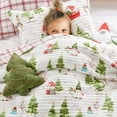 thumbnail image 3 of Levtex Home Merry & Bright Collection - Gnome Forest Quilt Set - King Quilt and Two King Shams - Christmas Gnomes - Red, Green, White - Quilt (102x86in.) and Shams (20x36in.) - Reversible - Polyester, 3 of 5