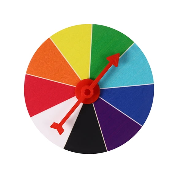 SHISUYAN 1pc Wall Mounted Prize Wheel Carnival Trade Wheel Games DIY 9 Slots Prize Wheel