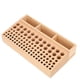 thumbnail image 1 of Portaherramientas Artesanales De Madera ANGGREK estante de Almacenamiento 98 Agujeros Para Perforadoras Artesanales de Cuero Con Herramientas de peinado cepillos, 1 of 7