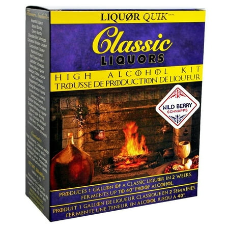 

Liquor Quik Classic Liquors One Gallon High Alcohol Kit (Wild Berry Schnapps)