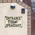 thumbnail image 2 of Vintage Entrance To Speakeasy Tin Sign Retro Speakeasy Decor Speak Easy Funny Metal Signs Speakeasy Party Decorations For Boys Room 20s Wall Art Decoration Sign 8X12 Inches, 2 of 3
