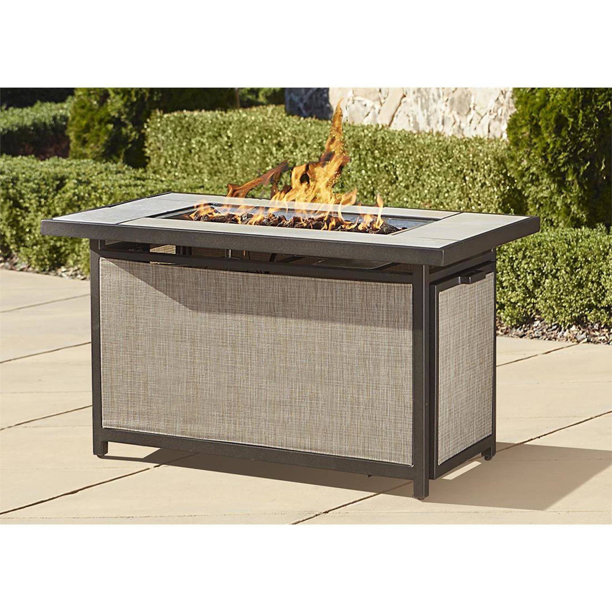 Aluminum Propane Gas Fire Pit Table, Outdoor Propane Gas Fire Pit Table
