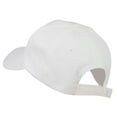 thumbnail image 3 of USA State Massachusetts Mayflower Embroidered Low Profile Cap - White OSFM, 3 of 5