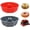 Red+Grey, variant on 2 Pack Silicone Cake Pan Nonstick,10 Inch, Silicone Cake Molds,Pound Cake Pan, Baking Cake Pan for Jello,Gelatin,Cake,Brownie and Bread(Pink+Blue)