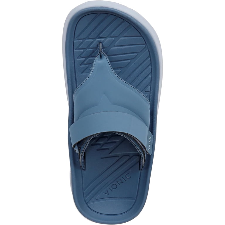 Vionic Restore Sandals Flip Flops Men\'s 11.5 Women\'s 13 Gray Blue Shoes Vionic Restore Sandals Flip Flops Men main image 4