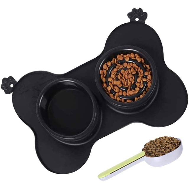 Cuenco de alimentación lenta para perros, cuenco de alimentación lenta, cuenco antiglotón para perros y gatos, promueve una alimentación saludable y una digestión lenta