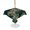 Black, Gold, Bronze, variant on Outdoor Tablecloth with Umbrella Hole for Patio/Picnic/Party/Camping, Monstera Leaf Waterproof Table Cloth Rectangle Table Cover Washable, Modern Tropical Plants Minimalism (52"x 70")