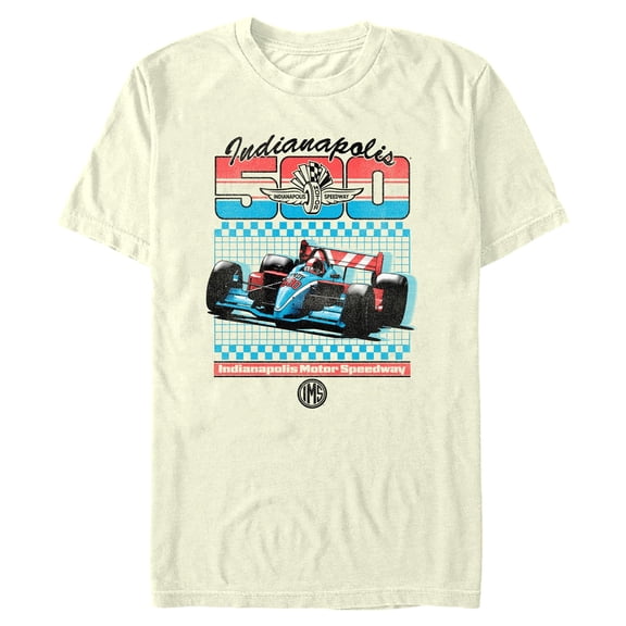 Mens Indy 500 Retro Sport Classic Car T Shirt