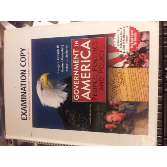 Pre-Owned Government in America: People, Politics, and Policy (13th Edition) (Hardcover) 0321411005 9780321411006