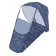 thumbnail image 1 of Cubierta de tela Oxford para cochecito, protector contra el viento con cierre de cremallera, protector impermeable para cochecito de bebé individual Azul, 1 of 9