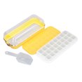 thumbnail image 2 of Bandeja para cubitos de hielo de silicona amarilla de 24 rejillas, apta para el congelador, fácil de desmoldar y apta para uso alimentario, 2 of 8