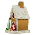 thumbnail image 6 of Northlight Gingerbread Glitter Candy House Christmas Decoration - 13", 6 of 8