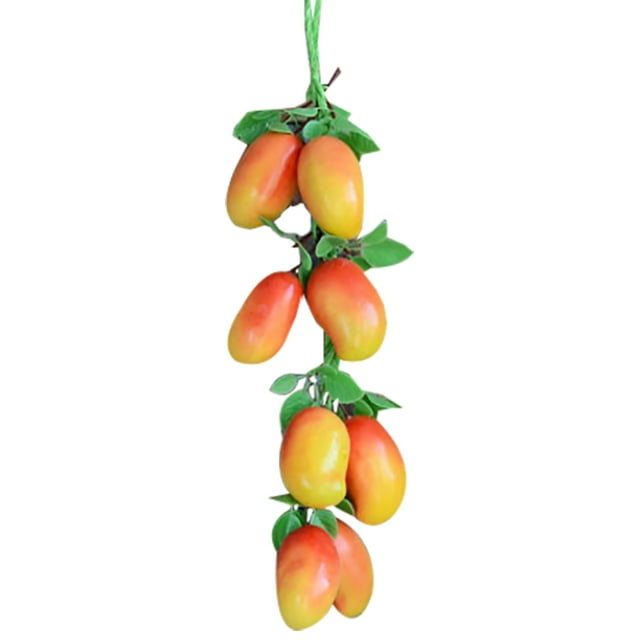 Coofit Artificial Vine Fruit Vegetable Shape Hanging Vine Artificial Wall Plant