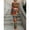 1, variant on Women Long Sleeve Bodycon Maxi Dress Printed Crew Neck Floor Length Casual Dress
