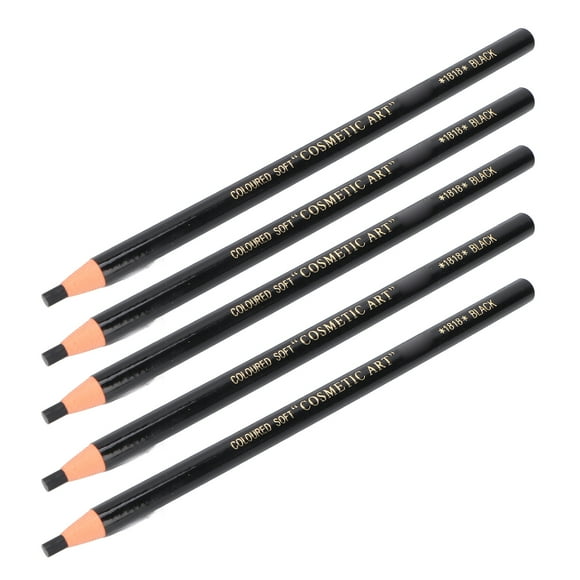 Lápiz de maquillaje de cejas Fugacal 4 en 1 Sacapuntas de 5 piezas Dibujo fácil