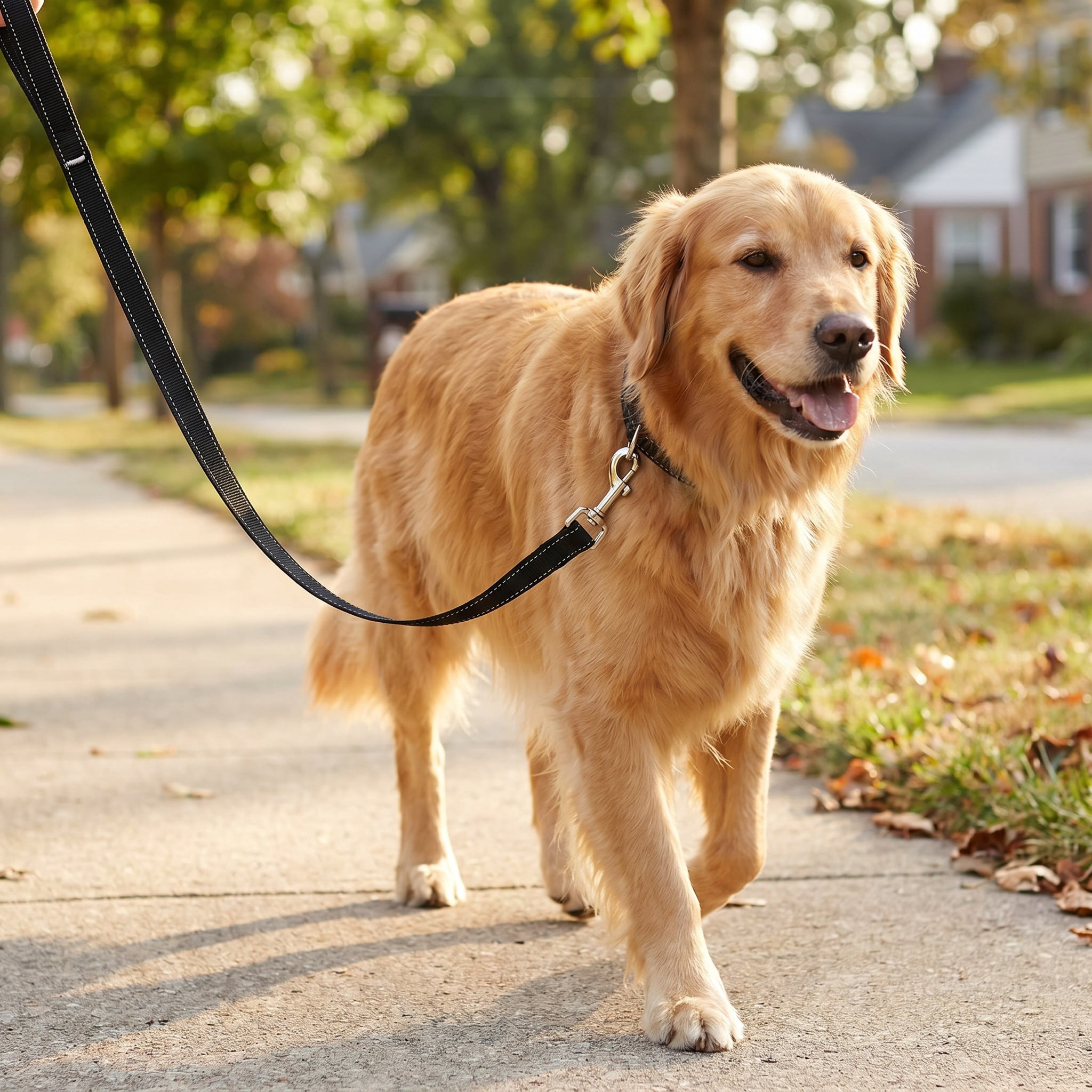 Vibrant Life Training Leash and Tie-Out for Dogs, 20 ft, Black
