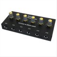 thumbnail image 1 of 6 Channel Audio Mixer Headphone Microphone Mic Amplifier Hub, 1 of 5