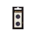 thumbnail image 1 of 1410 DILL BUTTONS 18MM 2PC 2 Trous Bleu Marine, 1 of 1