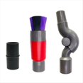 thumbnail image 2 of 1 Set Universal Elbow Adapter Bottom Adapter 35-32mm Bore Quick Release Tool Bottom Adapter Vacuum Cleaner Accessories,1 x Elbow adapter 1 x Adapter 1 x Brush, 2 of 8