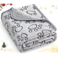 thumbnail image 6 of Soft Washable Dog Blanket 40"x31", Grey Cat Blanket for Indoor Large Medium Small Dogs & Puppies, Pet Essentials for Crate Couch Bed, 6 of 7