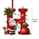 thumbnail image 2 of Adornos navideños, adornos navideños, regalos navideños, árbol de Navidad acrílico 2D, colgante de 26 letras, regalo decorativo, colgantes para fiestas navideñas familiares, objetos colgantes, 2 of 5