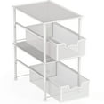 Simple Houseware Stackable Under Sink Kitchen Storage Organizer Sliding