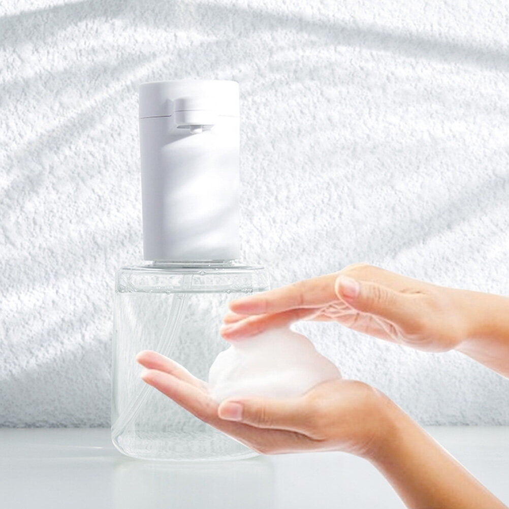 FELTECHELECTR Smart Touchless Foam Soap Dispenser, Automatic Hand Sensor for Bathroom and Kitchen, White Hands-Free Soap Washer