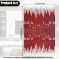 thumbnail image 3 of SCRAWLGOD Christmas Ornament Ball Christmas Tree Red 1 Pieces Recliner Headrest Covers Anti-Slip Waterproof Sofa Headrest Covers PU Leather Couch Head Rest Protector 17x27 in, 3 of 7