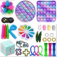 thumbnail image 1 of 30Pcs Sensory Toys Set, Stress Relief Finger Training Dimple Games Kit, 1 of 1
