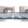 thumbnail image 5 of Rugs.com Lattice Trellis Collection Rug – 4' x 6' Blue Low-Pile Rug Perfect For Living Rooms, Large Dining Rooms, Open Floorplans, 5 of 9