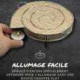 thumbnail image 3 of Spiral Fumoir Froid - Fumoir Serpentine - Générateur de Fumée - pour Fumer dans la Bouilloire - Rond -, 3 of 5