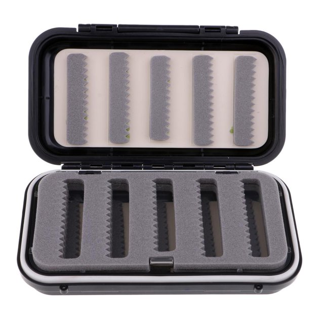 Caja Impermeable DYNWAVEMX Estuche de pesca con mosca Tamaño S