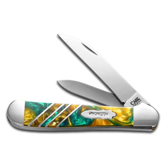 Case xx Knives Copperhead Vault Collection Cat's Eye & 24K Corelon Stainless Pocket Knife