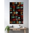 thumbnail image 2 of Aztec Pattern Poster Wall Art, Modern Wall Decor For Living Room Bedroom, 24x36 UNFRAMED, 2 of 3