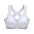 thumbnail image 2 of Xdegoge Seamless Bras for Women Wireless Soft Supportive Training Racerback Comfort Sports Bra No Underwire Yoga Running Bralettes with Removable Pads, 2 of 6