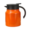 thumbnail image 3 of simhoa Insulated Kettle, Flask with Tea Strainer, Tightly Sealing Lid, Heat Retention, 1 Liter, Coffee Pot, Hot Water Jug ​​for The Kitchen orange, 3 of 8