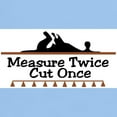 thumbnail image 3 of CafePress - Measure Twice Ash Grey T Shirt - Men's Classic Graphic T-Shirt, 3 of 4