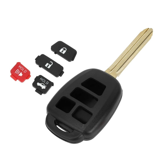 Unique Bargains 4 Button Keyless Entry Remote Fob Key Shell Case for Toyota Highlander 2014-2019