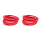 thumbnail image 3 of Qarigey 10 piezas bandas para el cabello estilo simple decorativo sólido escuela alta elasticidad protector cola de caballo titular niños Rojo 2piezas, 3 of 6