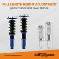 thumbnail image 6 of Maxpeedingrods Coilovers Suspension Adjustable Strut Shocks For Honda Prelude 1992-2001, 6 of 8