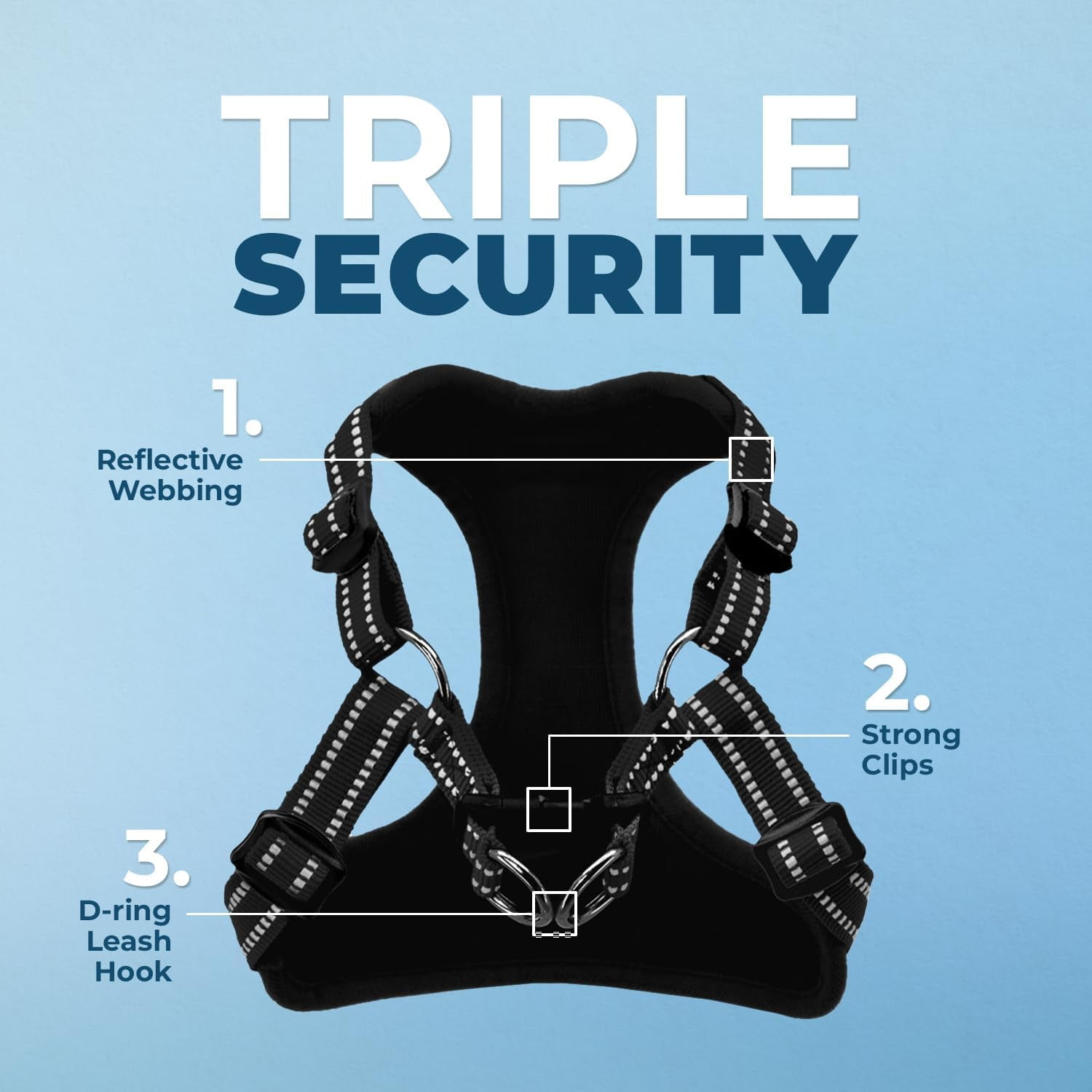 Best Pet Supplies Voyager Step-In Flex Adjustable Mesh Dog Harness