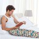 thumbnail image 5 of Balery Train Pantalones de pijama para hombre, pijama ultraligero, pantalón de descanso-Large, 5 of 6