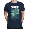 thumbnail image 2 of Surf in Hawaii Graphic Men's Navy T-Shirt, 2 of 3