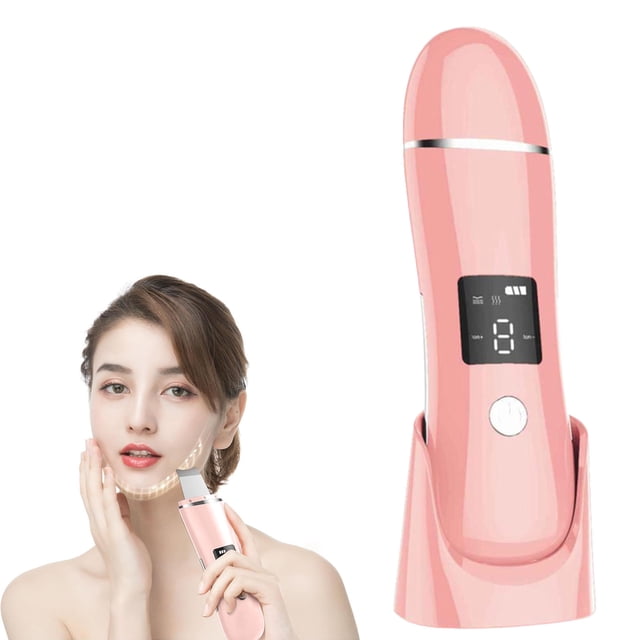 Xihbxyly Artículos en liquidación Espátula para piel con depuradores faciales: puntos negros eliminados con 4 modos, extractor de poros, espátula facial delimpieza profunda para cuidado de la piel de