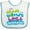 White and Blue, variant on Inktastic Chiropractor Daddy Boys or Girls Baby Bib