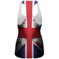thumbnail image 2 of Halloween Union Jack British Flag Superhero Costume All Over Womens Work Out Tank Top, 2 of 2